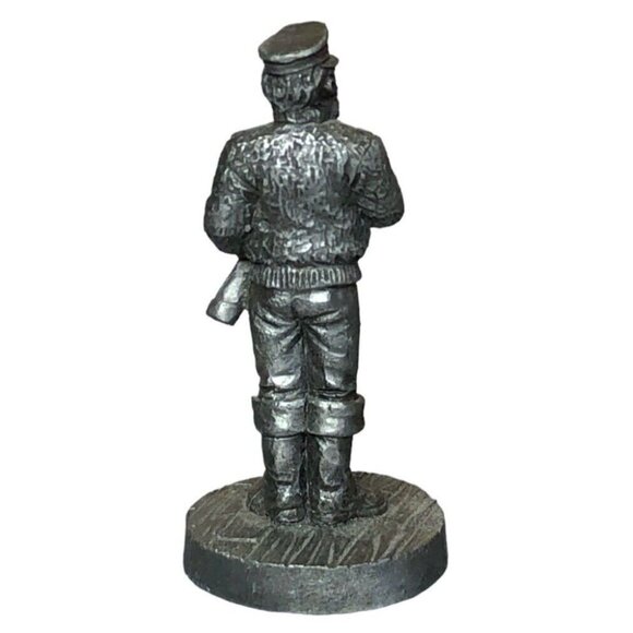 Hudson Fine Pewter Fishing Sea Captain Ahab Miniature Nautical Figurine Vintage - Picture 5 of 16